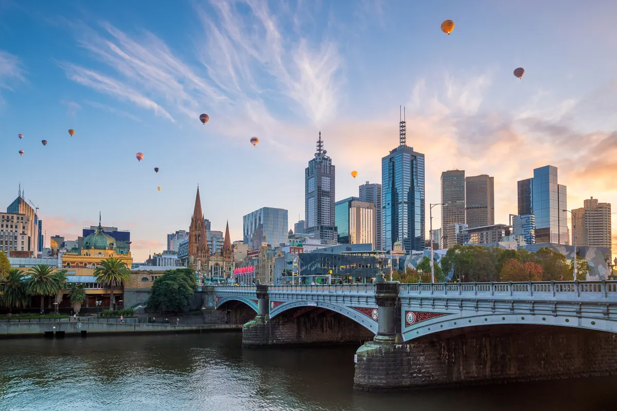 The Melbourne skyline